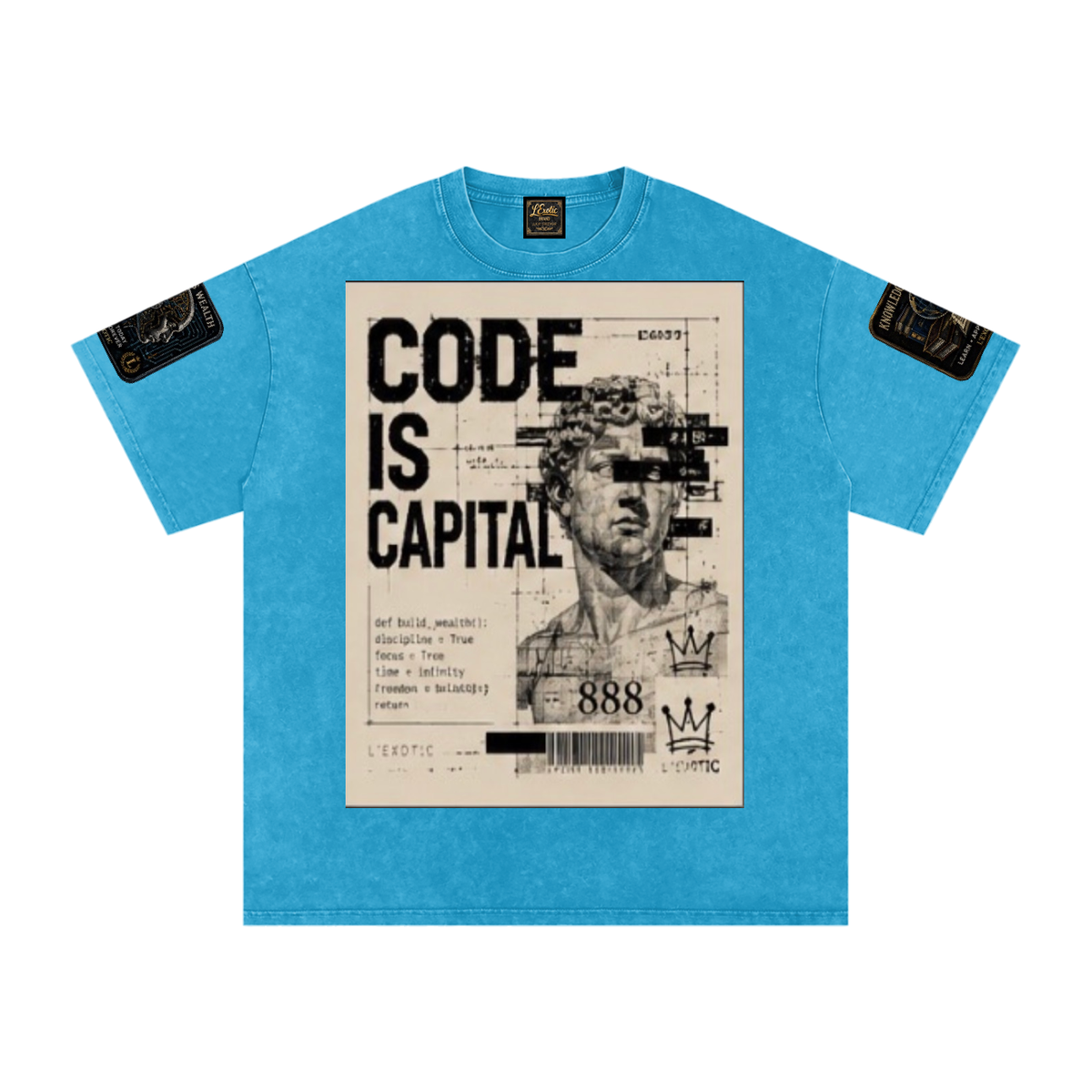 L’Exotic Code Is Capital Snow-Washed Oversized Tee