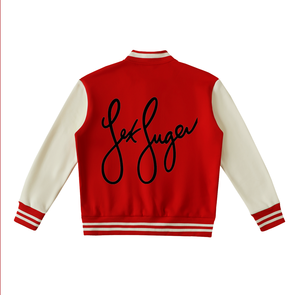 L’Exotic Signature Two-Tone Varsity Jacket