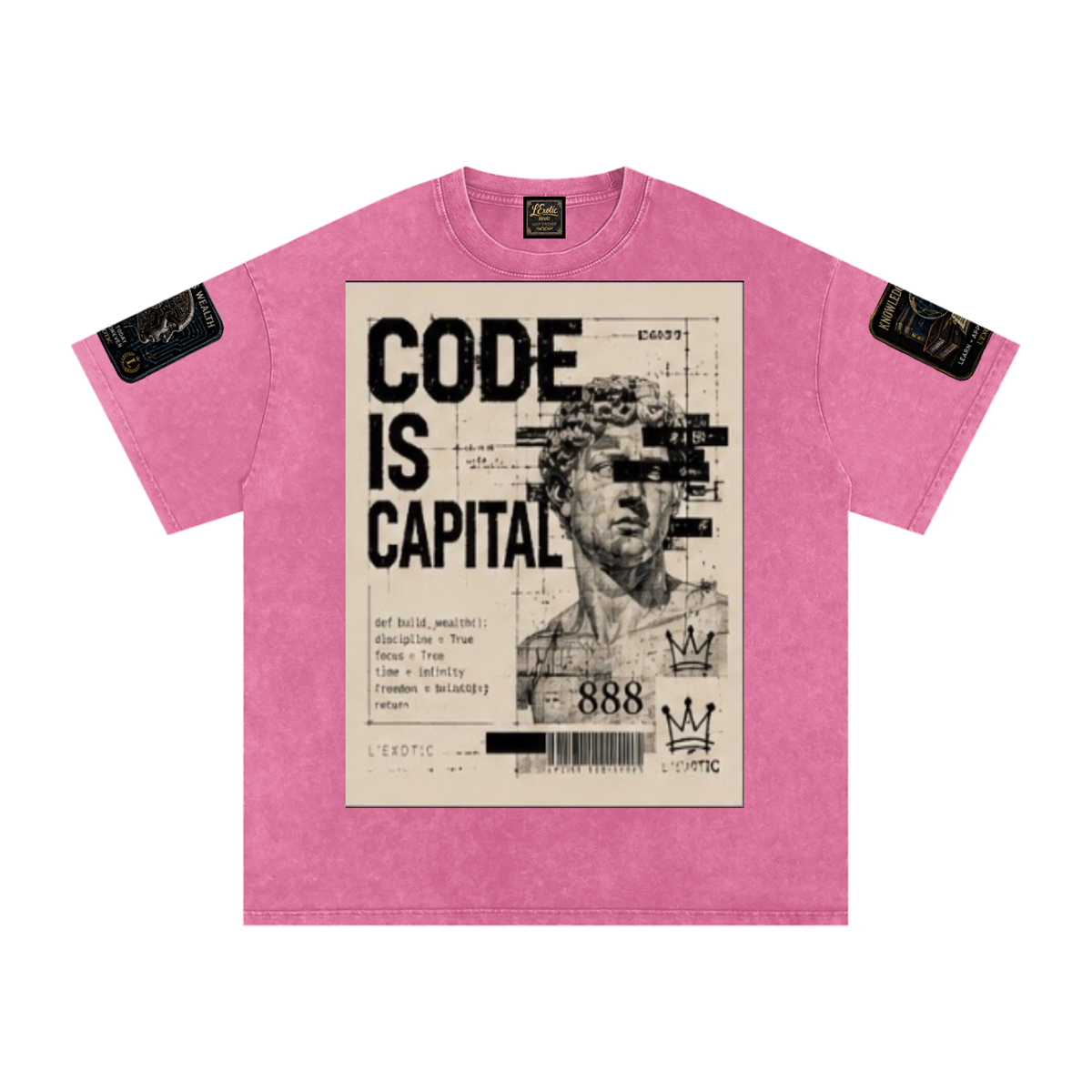 L’Exotic Code Is Capital Snow-Washed Oversized Tee