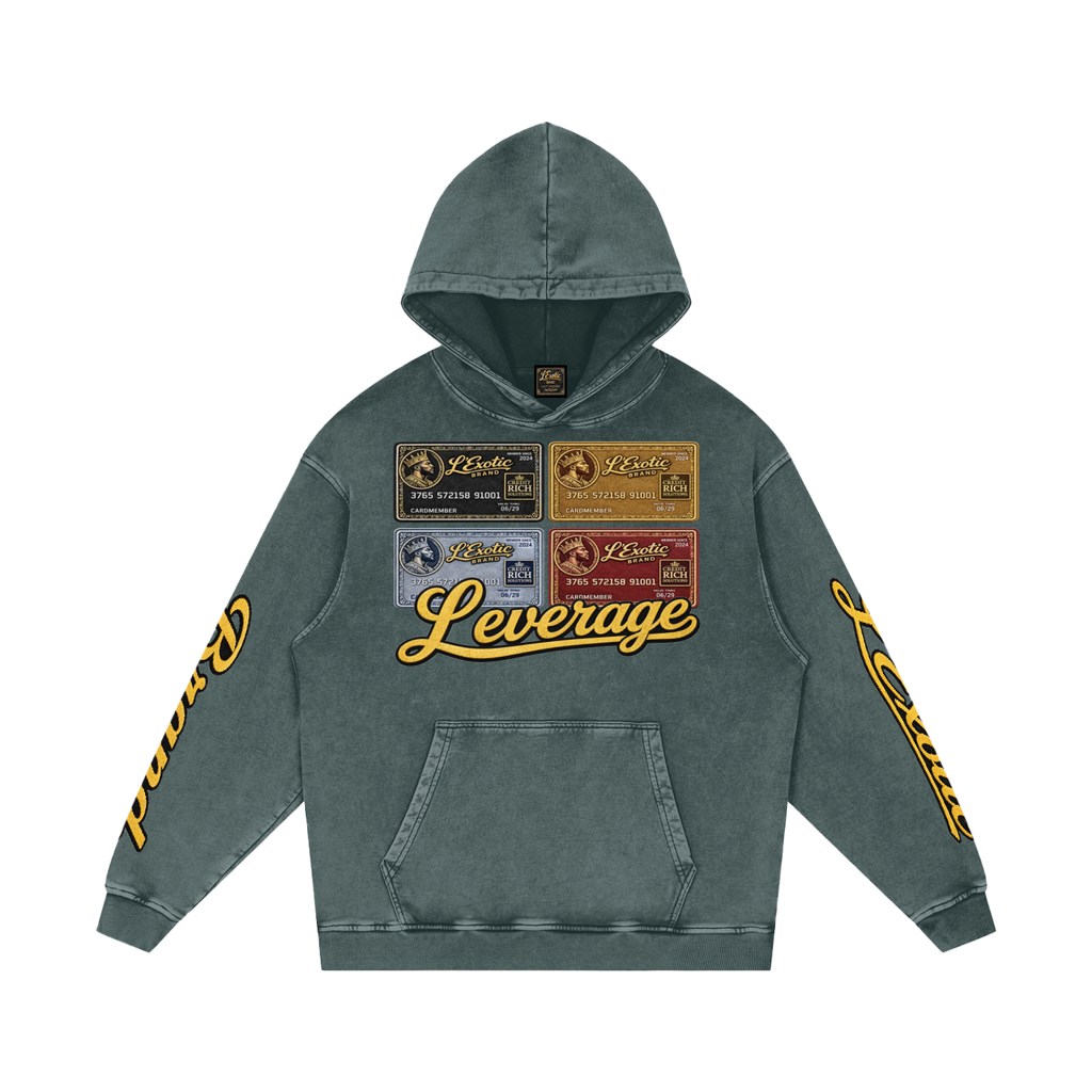 L’Exotic Heavyweight Snow Wash Hoodie