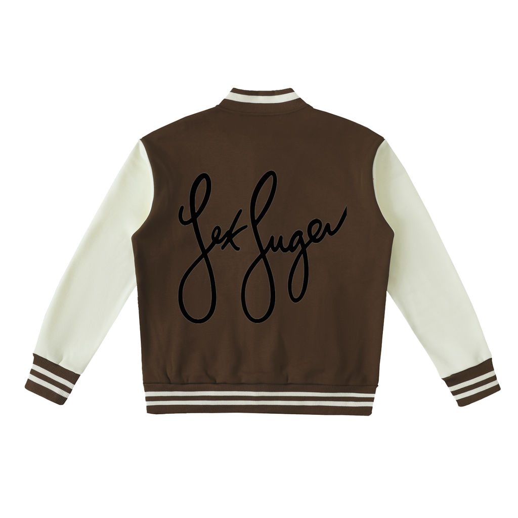 L’Exotic Signature Two-Tone Varsity Jacket
