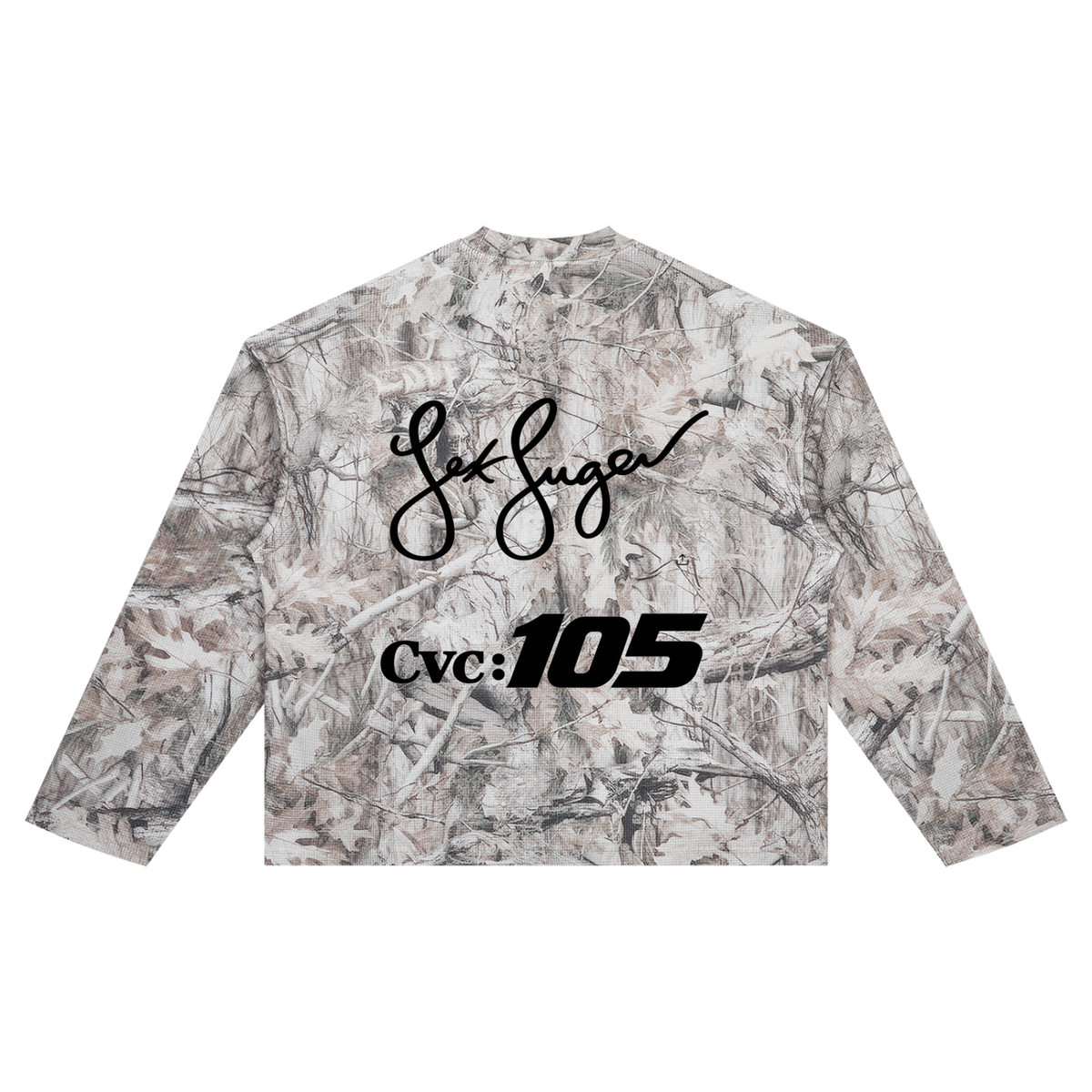 L’Exotic Signature Camo Waffle Long Sleeve