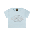 L’Exotic Signature Snow Wash Crop Top