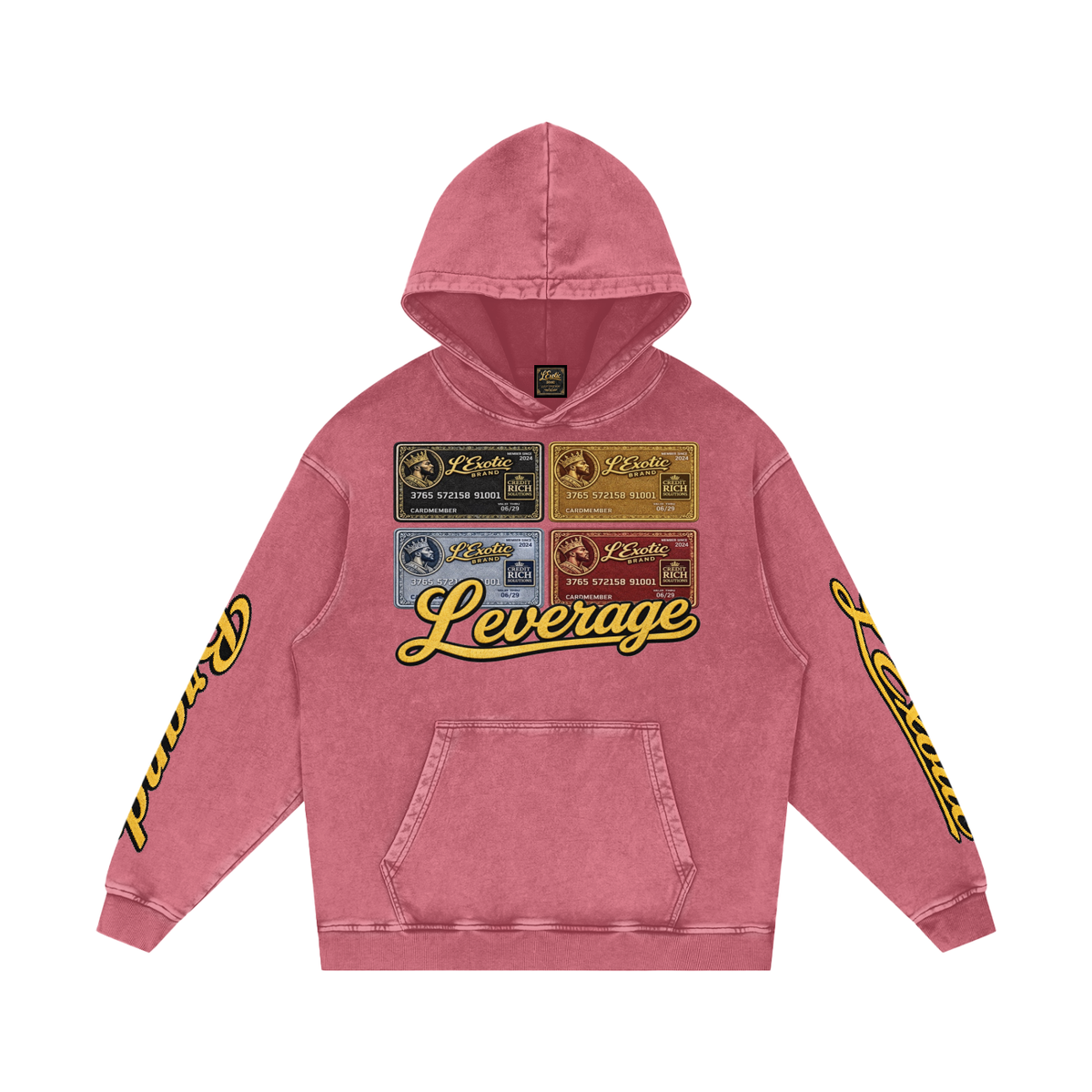 L’Exotic Heavyweight Snow Wash Hoodie