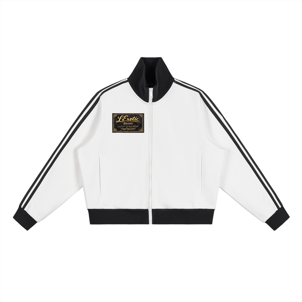 L’Exotic Velocity Cropped Track Jacket
