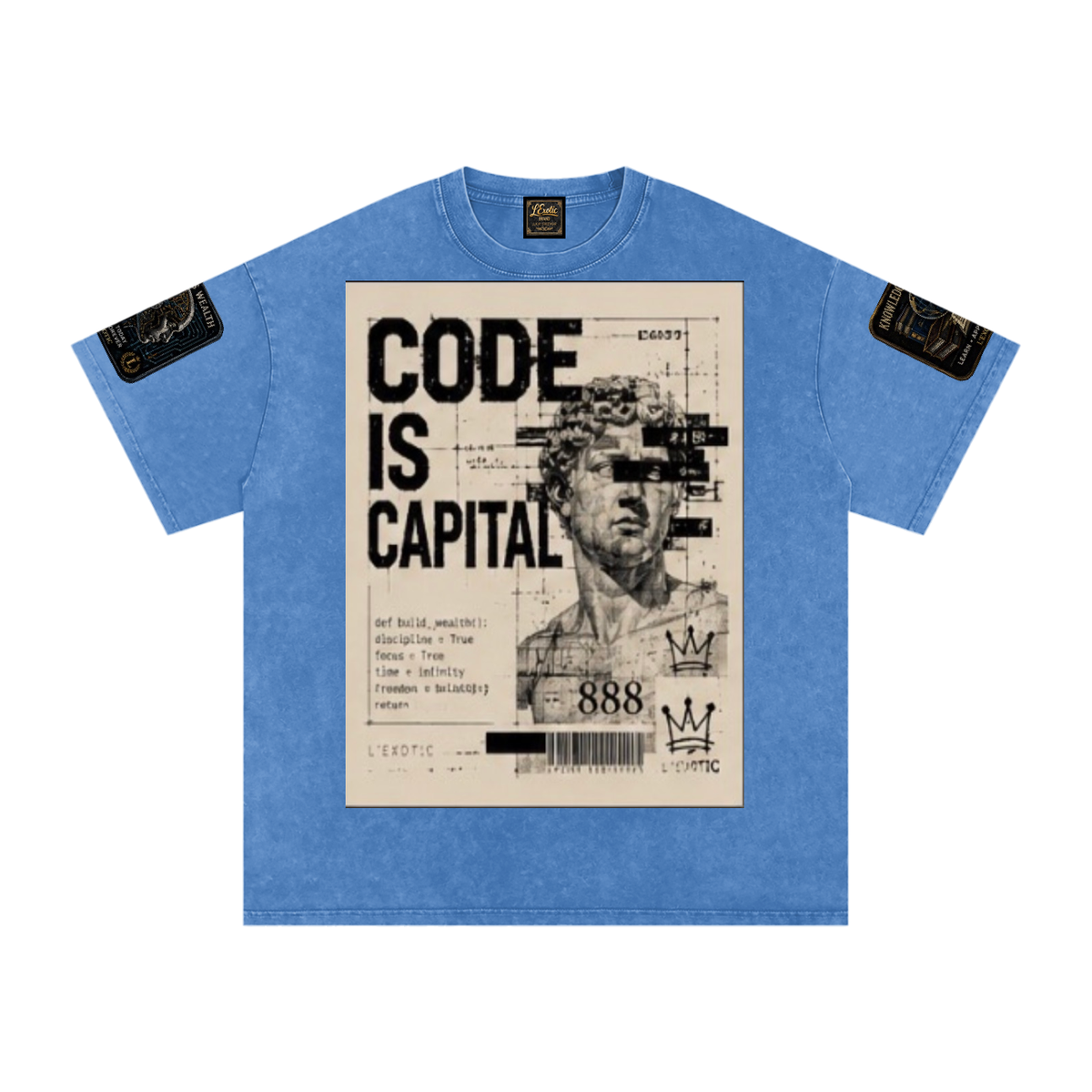L’Exotic Code Is Capital Snow-Washed Oversized Tee