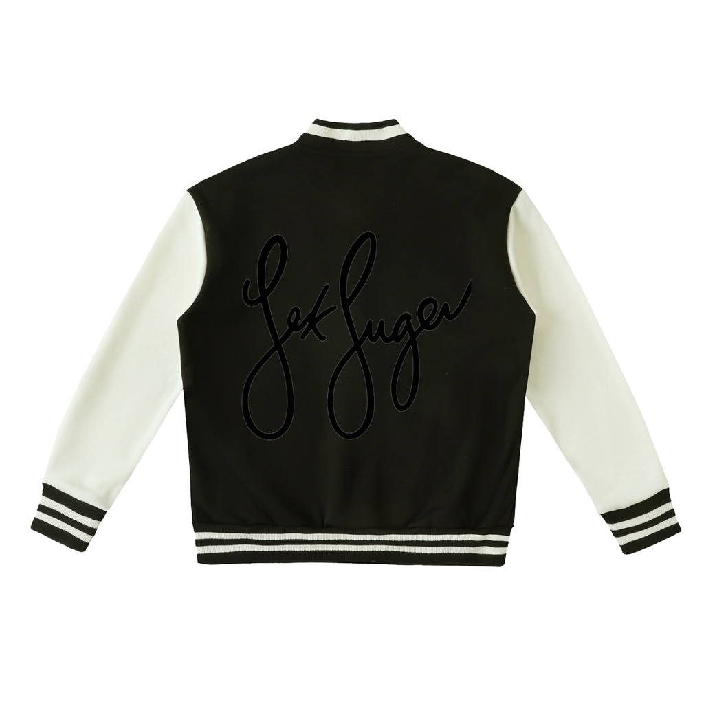 L’Exotic Signature Two-Tone Varsity Jacket
