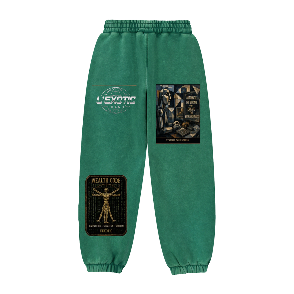 L’Exotic Art Millionaire Premium Fleece Joggers