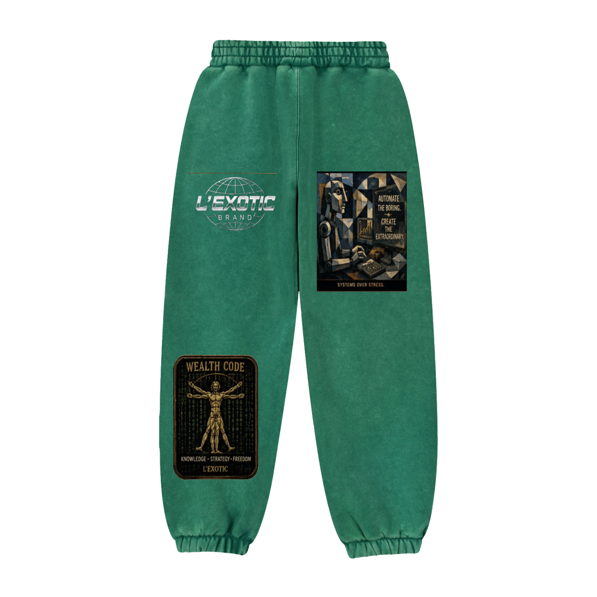 L’Exotic Art Millionaire Premium Fleece Joggers
