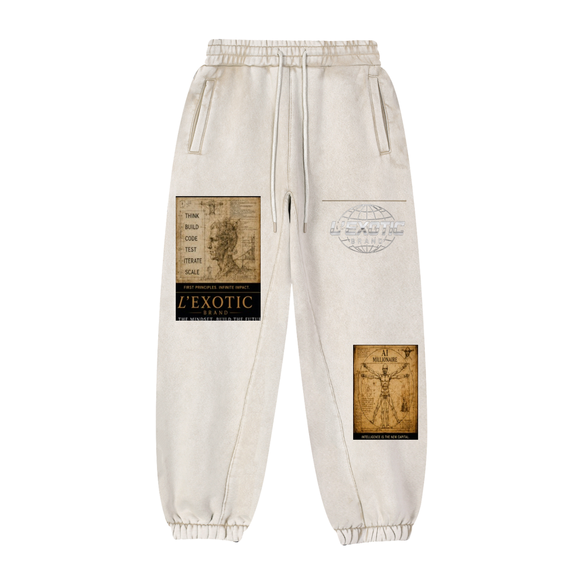 L’Exotic Art Millionaire Premium Fleece Joggers