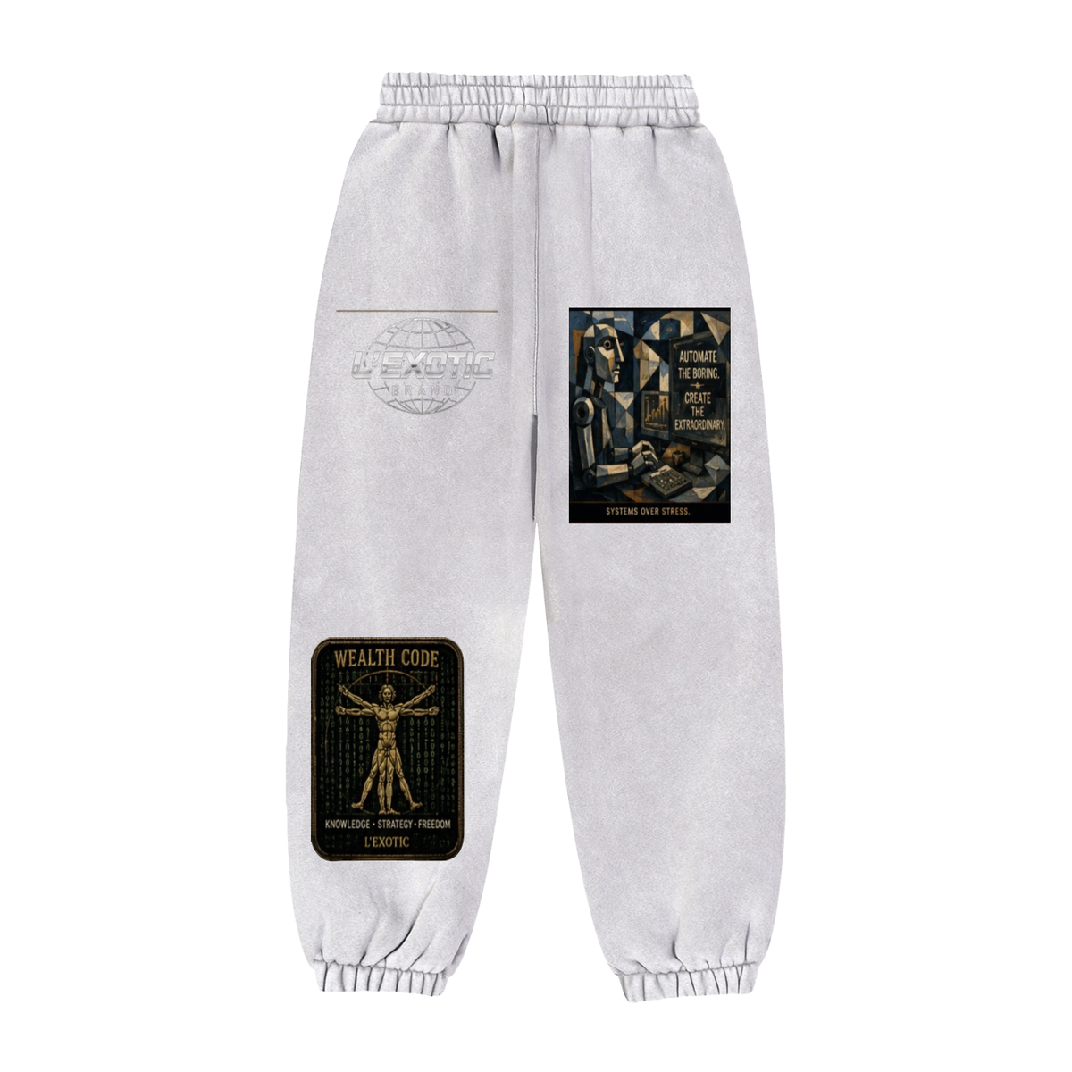 L’Exotic Art Millionaire Premium Fleece Joggers