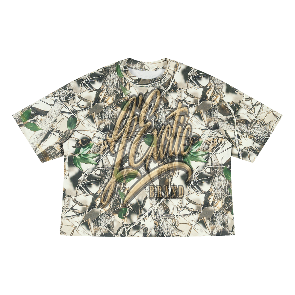 L’Exotic Signature Camo Boxy Tee