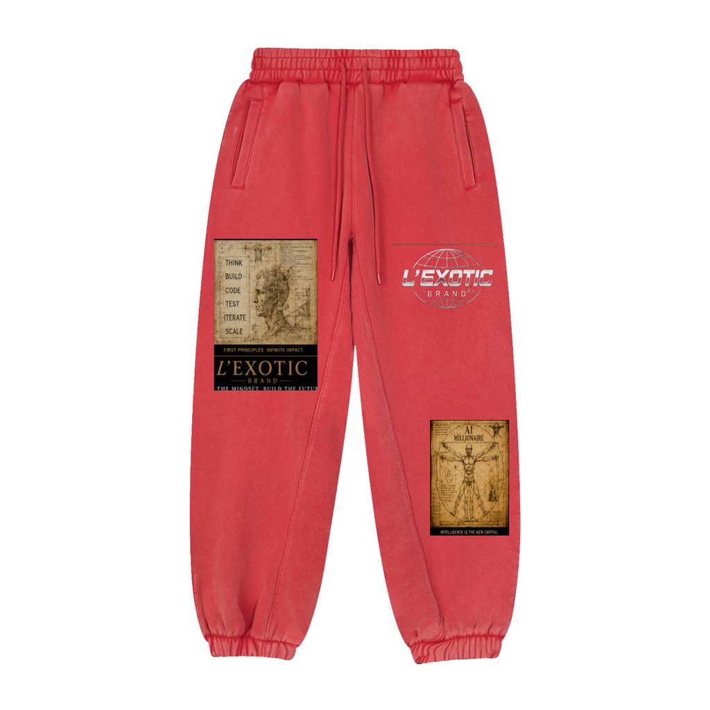 L’Exotic Art Millionaire Premium Fleece Joggers