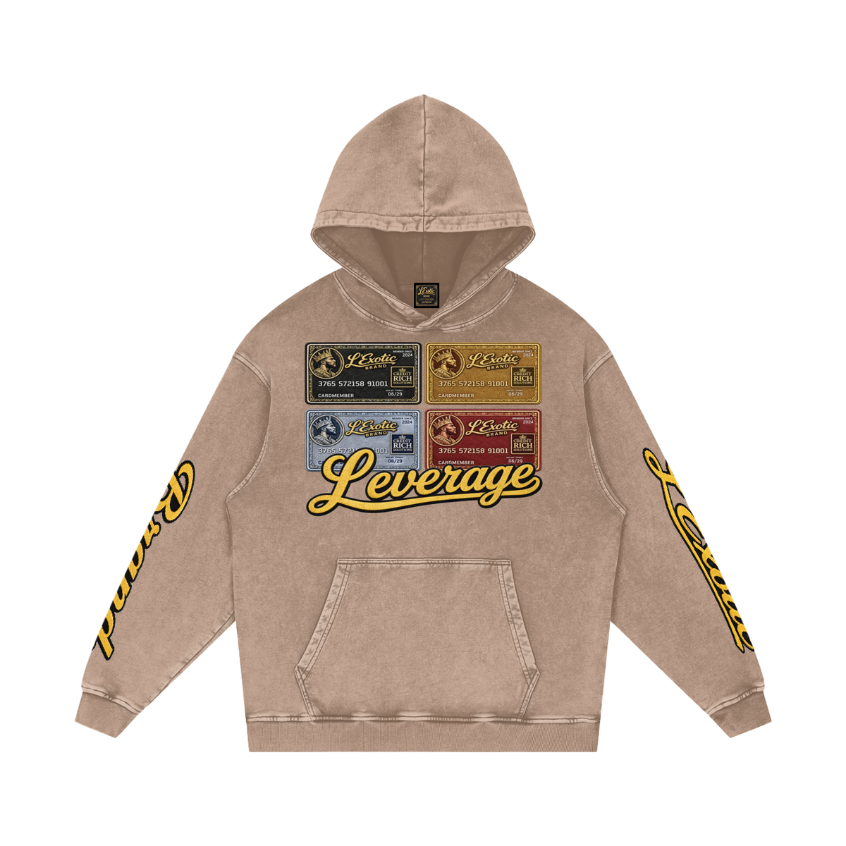 L’Exotic Heavyweight Snow Wash Hoodie