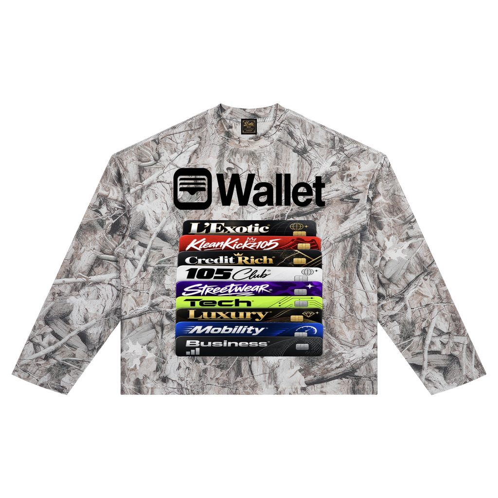 L’Exotic Signature Camo Waffle Long Sleeve