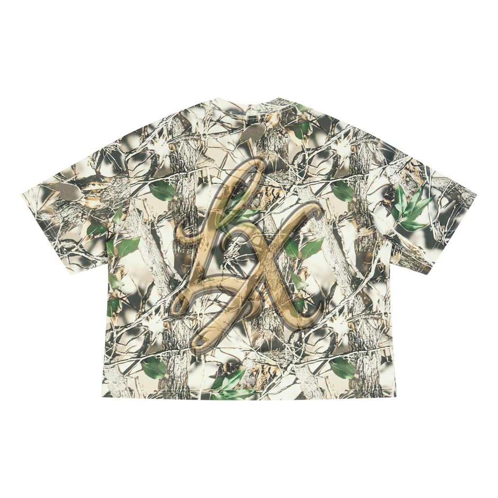 L’Exotic Signature Camo Boxy Tee