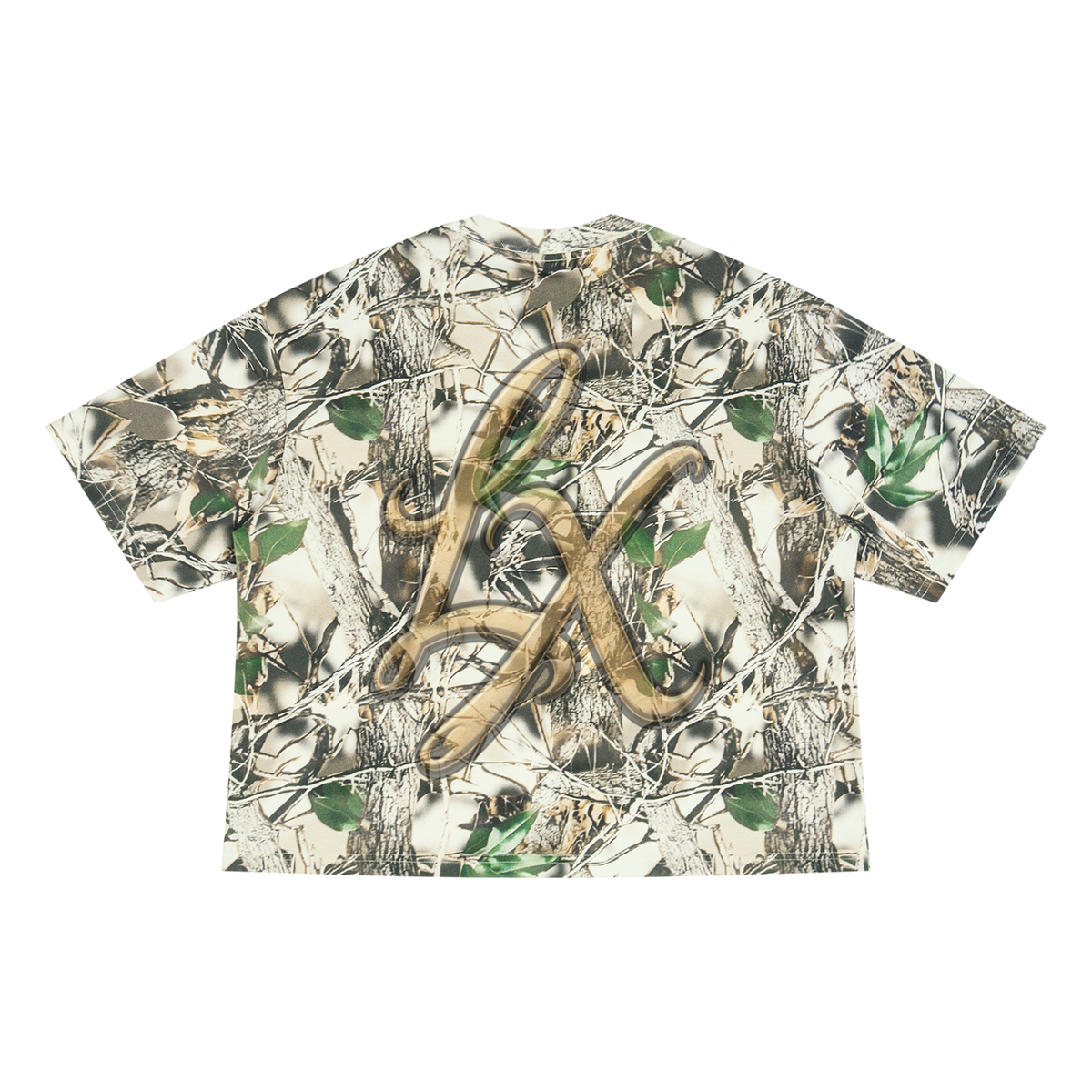 L’Exotic Signature Camo Boxy Tee