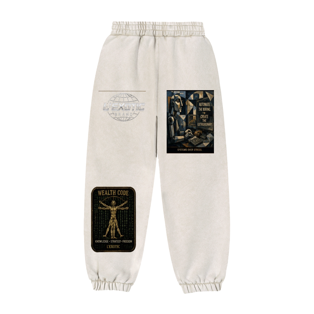 L’Exotic Art Millionaire Premium Fleece Joggers