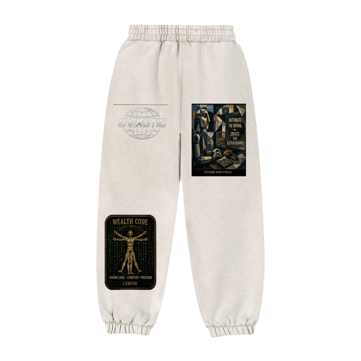 L’Exotic Art Millionaire Premium Fleece Joggers