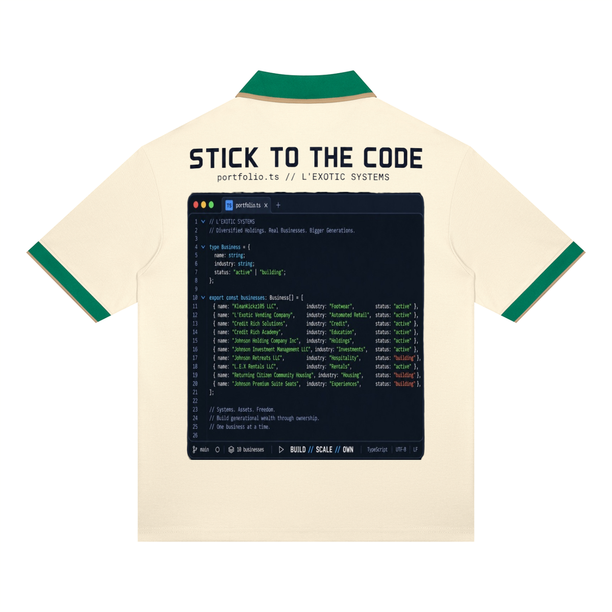 L’Exotic “Stick to the Code” Founder Polo