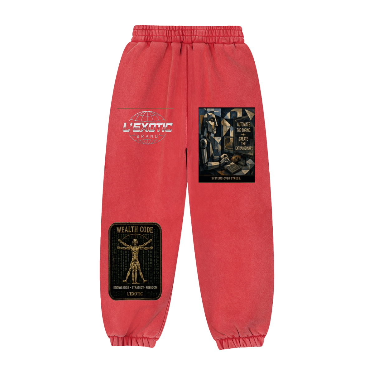 L’Exotic Art Millionaire Premium Fleece Joggers