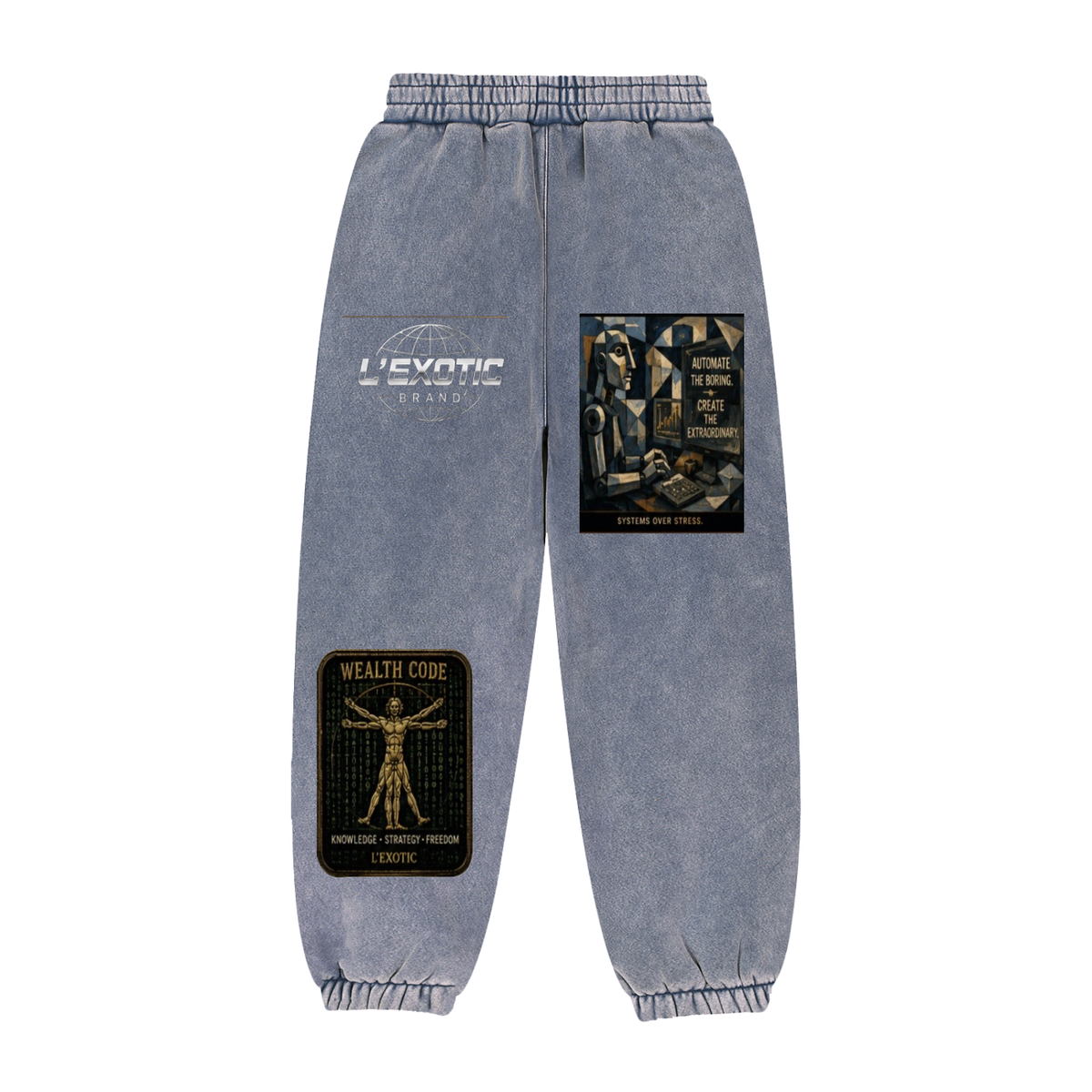 L’Exotic Art Millionaire Premium Fleece Joggers