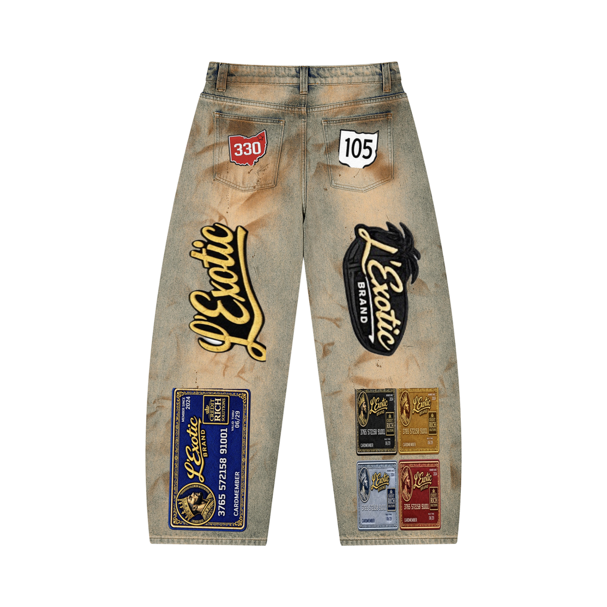L’Exotic Legacy Wealth Barrel Jeans