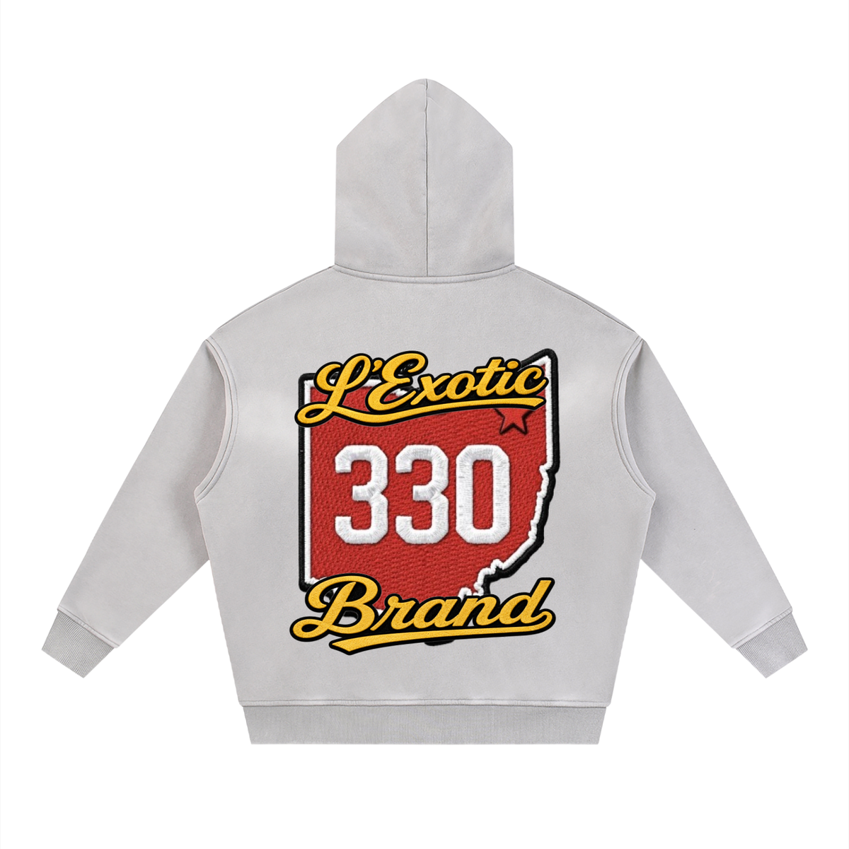 L’Exotic Sunfade Two-Way Zip Hoodie